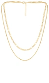 Luv Aj Cecilia Chain Layer Necklace In Gold