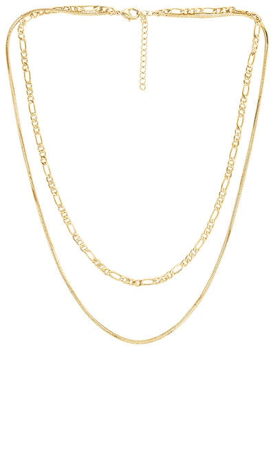 Luv Aj Cecilia Chain Layer Necklace In Gold