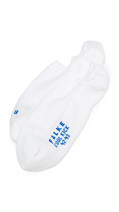Falke Cool Kick Cotton Blend Invisible Socks In White