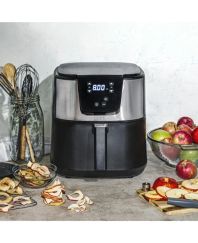Crux 6.3-quart Digital Touchscreen Electric Air Fryer, Created For Macy's In Stainless Steel
