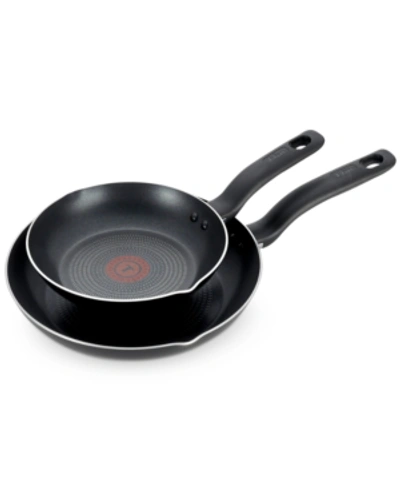 T-fal Culinaire Nonstick Cookware, 2 Piece Fry Pan Set In Black