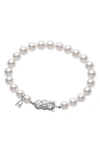 Mikimoto Essential Elements Pearl Bracelet In White Gold/ Pearl