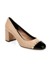 Ferragamo Women's Avella Cap Toe Pumps