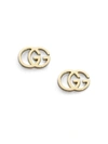 Gucci 18k Yellow Gold Double G Earrings