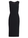 Dolce & Gabbana Women's Cady Sheath Dress In Black