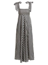 Zimmermann Women's Honour Sleeveless Linen Chevron Maxi Dress In Stripe