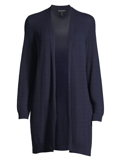 Eileen Fisher Women's Simple Cardigan In Midnight