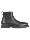 Vince Men's Carmine Leather Chelsea Boots In Black