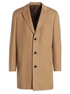 Saks Fifth Avenue Men's Collection Wool Top Coat In Camel