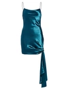 Cinq À Sept Women's Ryder Satin Mini Dress In Lazuli