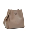 Tory Burch Women's Mcgraw Leather Hobo Bag In Silver Map