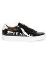 Givenchy Men's Urban Street Patent Leather Sneakers In Black