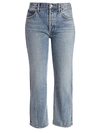 Agolde Women's Ripley Mid-rise Straight-leg Jeans In Fore Fit