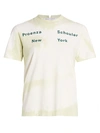 Proenza Schouler White Label Women's Flower Pot Graphic T-shirt In Pistachio Tie Dye