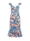 Alice And Olivia Women's Jade Floral Ruffle Sheath Dress In Sketch Floral