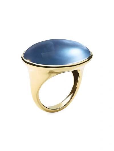 Ippolita Women's Rock Candy 18k Yellow Gold & Onyx Cabochon Triplet Ring