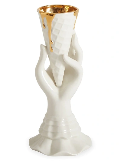 Jonathan Adler Gilden I-scream Vase In White