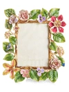 Jay Strongwater Dutch Floral Picture Frame