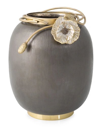 Michael Aram Anemone Medium Vase In Stainless Steel