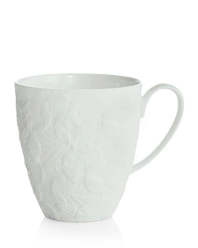 Michael Aram Forest Leaf Mug In White