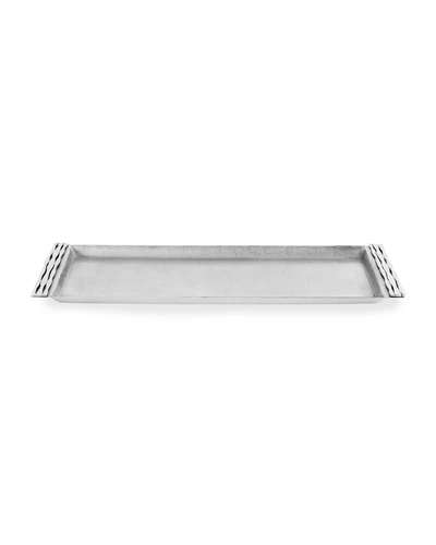 Michael Aram Mirage Vanity Tray In Chrome