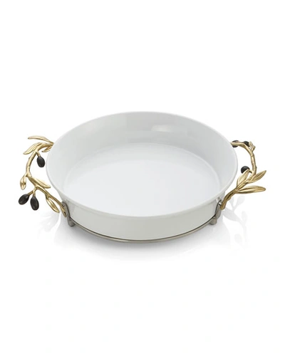 Michael Aram Olive Branch Pie Dish