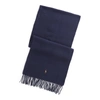 Polo Ralph Lauren Fringe Virgin Wool Scarf In Cruise Navy