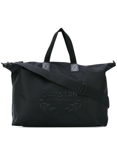 Dsquared2 Logo Embroidered Holdall Bag