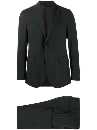 Gabriele Pasini Singe-breasted Suit In Black
