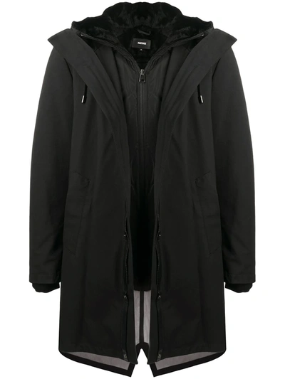 Mackage Vincent Hooded Coat In Black