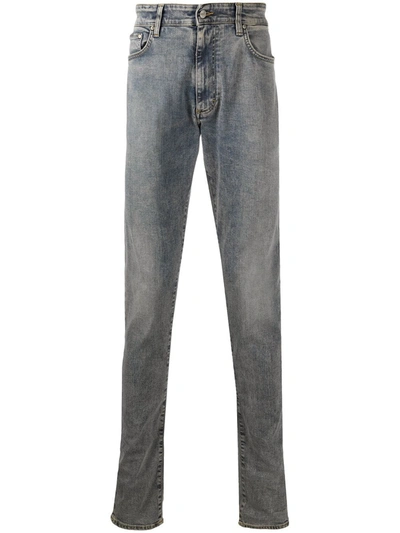 Represent Essential Mid-rise Skinny-fit Jeans In Blue