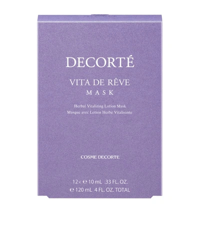 Decorté Prime Latte Facial Mask (pack Of 12) In White