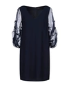 Hanita Short Dresses In Blue