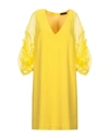 Hanita Short Dress In Yellow