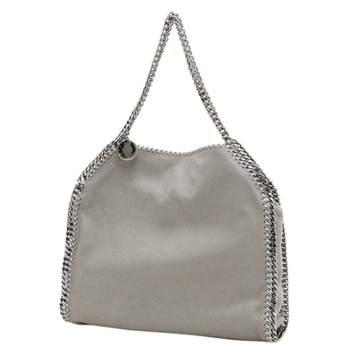 Pre-owned Stella Mccartney Light Grey Leather Small Falabella Tote Bag