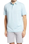 Johnnie-o Smith Classic Fit Stripe Performance Polo In Tropical