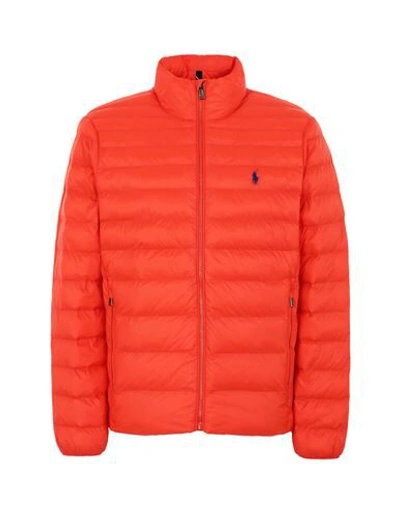 Polo Ralph Lauren Down Jackets In Orange | ModeSens