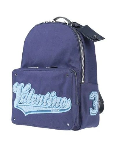 Valentino Garavani Backpacks In Dark Blue