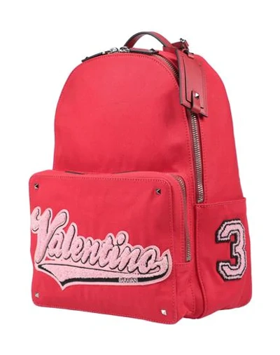 Valentino Garavani Backpack & Fanny Pack In Red