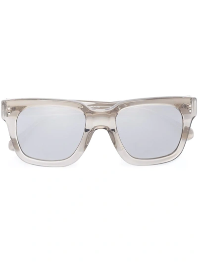 Linda Farrow Square Frame Sunglasses In Metallisch