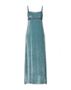 Alberta Ferretti Long Dresses In Turquoise