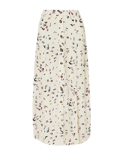 Ganni Maxi Skirts In Ivory