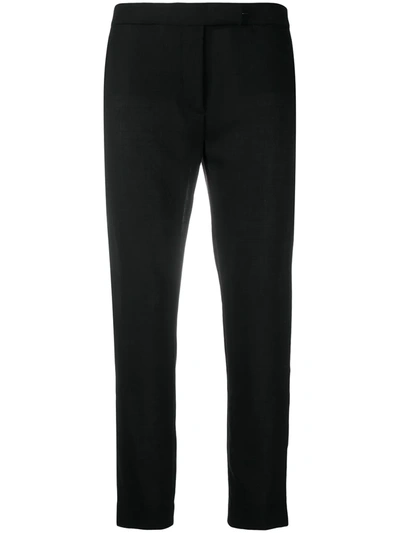 Ann Demeulemeester Slim-fit Cropped Trousers In Black