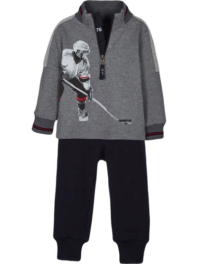 Lapin House Hockey Print Tracksuit Set In Grey