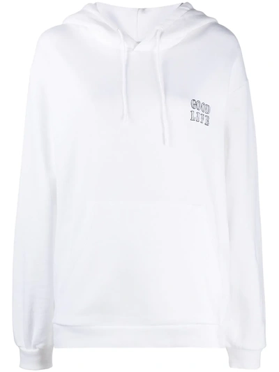 Etre Cecile Good Lige Hoodie In White