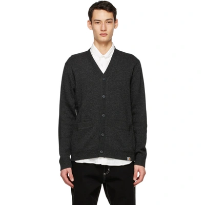 Carhartt Grey Allen Cardigan In Lead