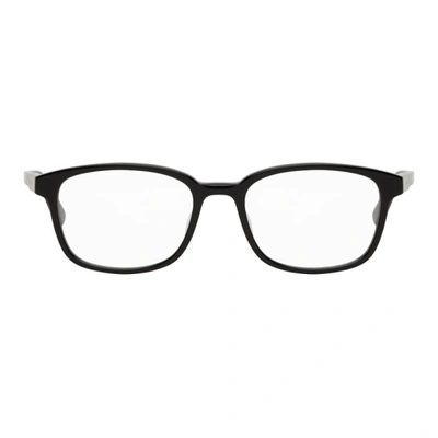 Gucci Black Rectangular Glasses In 001 Black