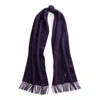 Polo Ralph Lauren Fringe Virgin Wool Scarf In Ancient Purple