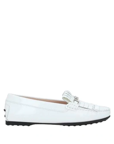 Tod's Loafers In White