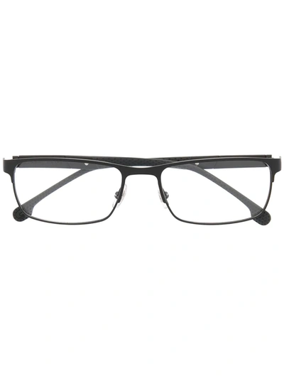 Carrera Rectangle Frame Glasses In Schwarz